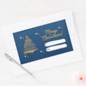 Merry kerstcadeau Label Sticker (Envelop)