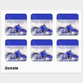 Merry kerstcadeau Label Sticker (Vel)