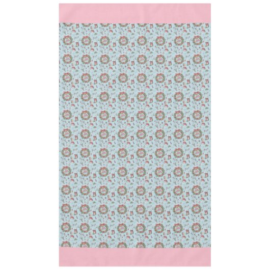 Merry kerstcadeau tafelkleed (Voorkant)