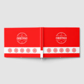 Merry kerstcadeauboek gastenboek (Volledig)