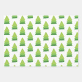 Merry-kerstcadeauboompatroon Inpakpapier Vel (Voorkant 2)