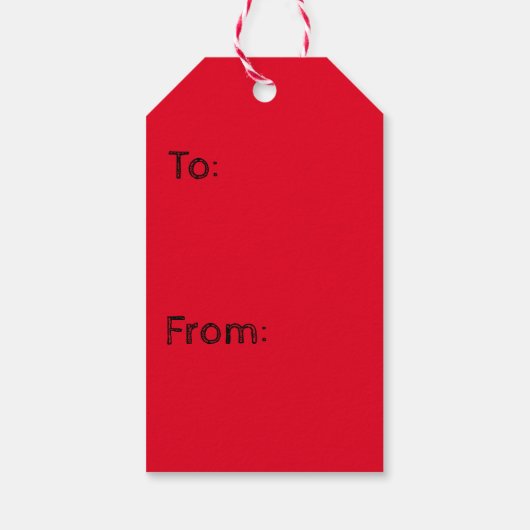 Merry kerstcadeaus Labels Snowman Cadeaulabel (Achterkant)