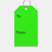 Merry kerstcadeaus Labels Snowman Cadeaulabel (Achterkant)