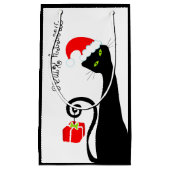 Merry kerstcadeautas klein cadeauzakje (Voorkant)