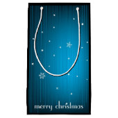 Merry kerstcadeautas klein cadeauzakje (Voorkant)