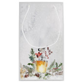 Merry kerstcadeautas klein cadeauzakje (Achterkant)