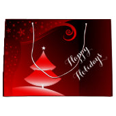 Merry kerstcadeautas large cadeautasje (Voorkant)