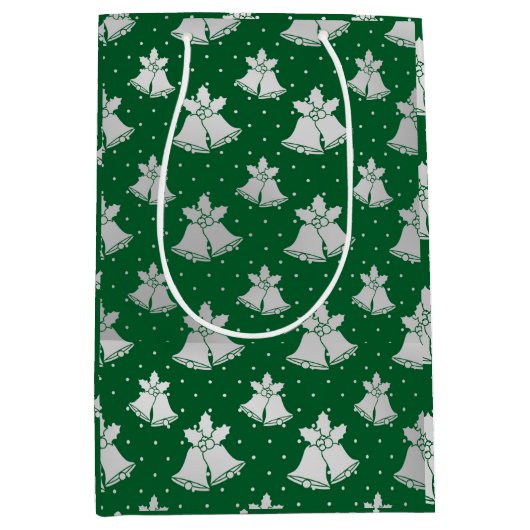 Merry kerstcadeautas medium cadeauzakje (Voorkant)