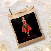 Merry kerstcadeautassen bedankzakje (Geknipt)