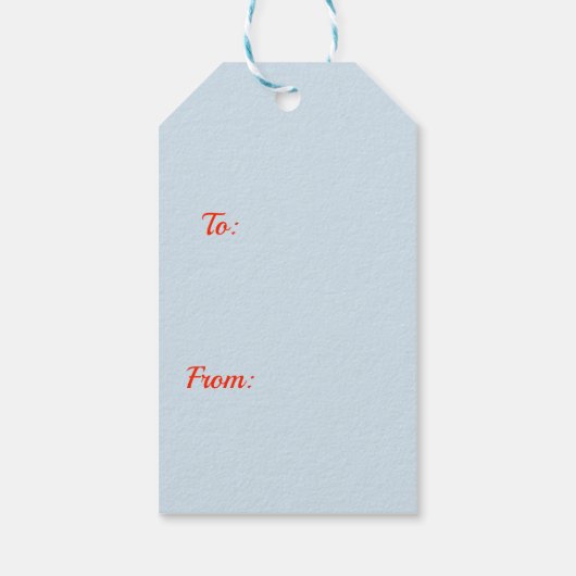 Merry KerstCavalier King Charles Cadeaulabel (Achterkant)