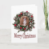 Merry KerstCavalier King Kaart (Voorkant)