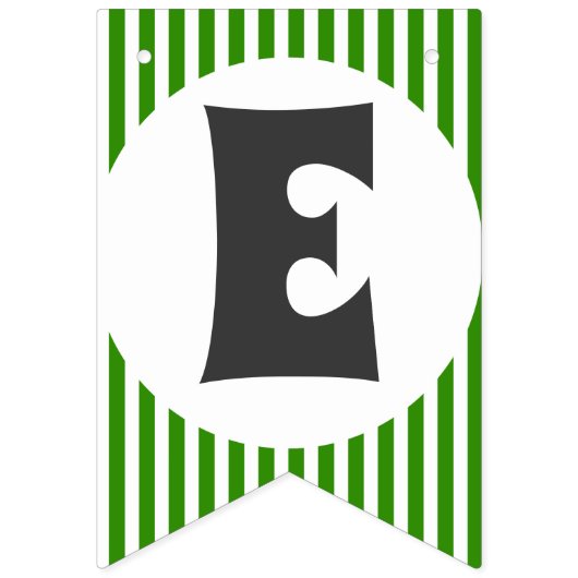 Merry-kerstchevron-strepen Vlaggetjes (Tweede vlag)