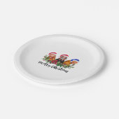 Merry KerstChicken Papieren Bordje (Gekanteld)