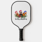 Merry KerstChicken Pickleball Paddle (Voorkant)