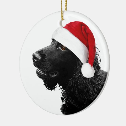 Merry KerstCocker Keramisch Ornament (Links)