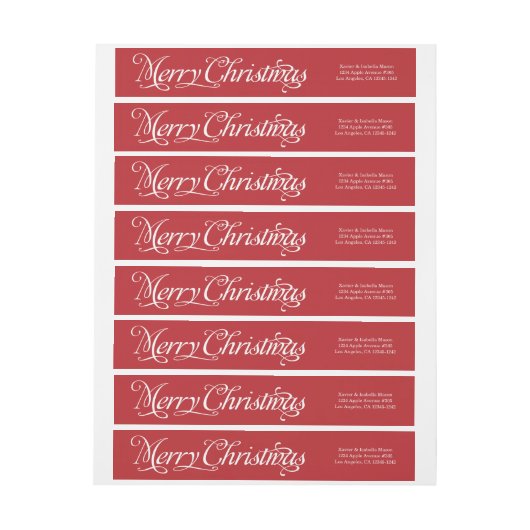Merry Kerstcurly Script (Vel)