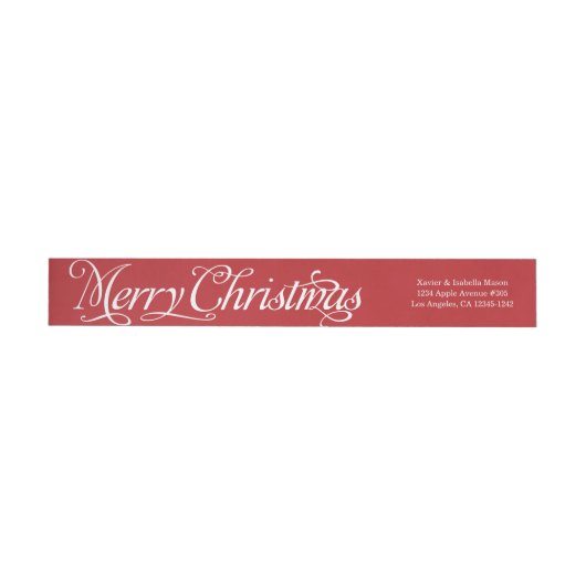 Merry Kerstcurly Script (Individueel)