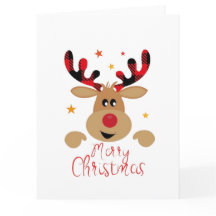 Merry Kerstcute Reindeer