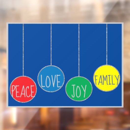 Merry Kerstdecos Window Cling Raamsticker (Vel 2)