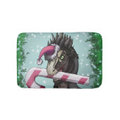 Merry Kerstdinosaur Badmat (Voorkant)