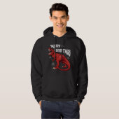 Merry Kerstdinosaur Hoodie (Voorkant volledig)
