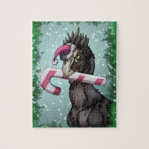 Merry Kerstdinosaur Legpuzzel