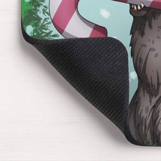 Merry Kerstdinosaur Muismat (Hoek)