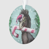 Merry Kerstdinosaur Ornament (voorkant)