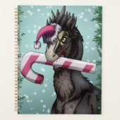 Merry Kerstdinosaur Planner (Voorkant)