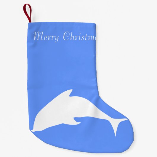 Merry Kerstdolphin Kleine Kerstsok (Voorkant)