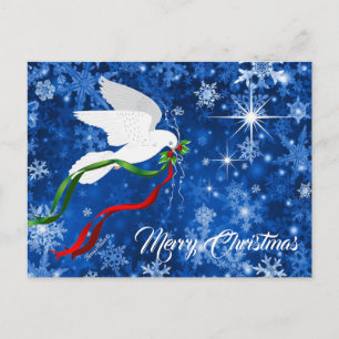 Merry Kerstdove Briefkaart