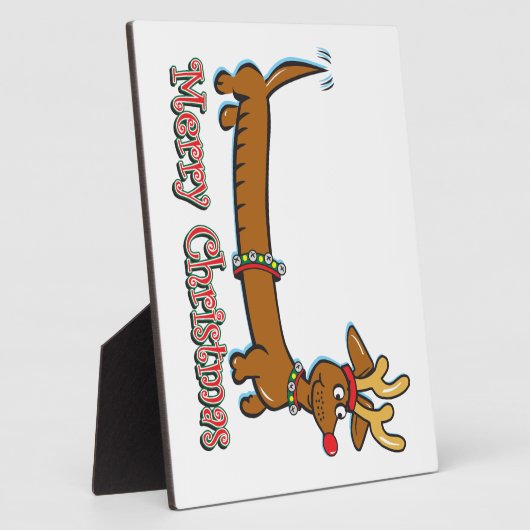 Merry Kerstdoxie Fotoplaat (Zijkant)