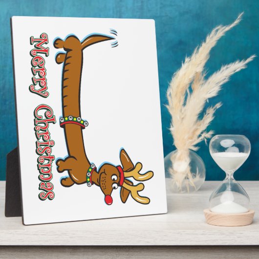 Merry Kerstdoxie Fotoplaat (Zijkant)