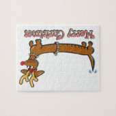 Merry Kerstdoxie Legpuzzel (Horizontaal)
