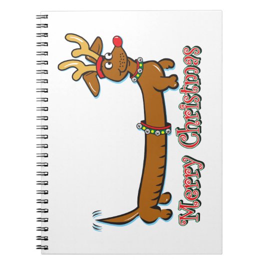Merry Kerstdoxie Notitieboek (Voorkant)