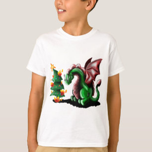 Merry Kerstdragon T-shirt