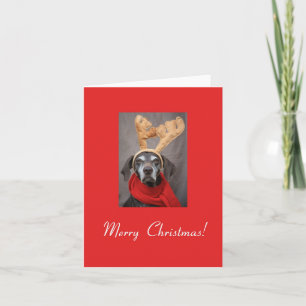 Merry Kerstduitse stengelige aanwijzer Feestdagen Kaart