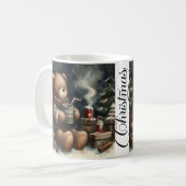 Merry Kerstdy Bears Koffiemok (Voorkant links)