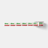 Merry Kerstengel rode typografie Satijnen Lint (Voorkant)