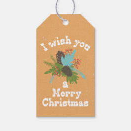 Merry Kerstfeestay Decor Cadeaulabel