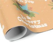 Merry Kerstfeestay Decor Cadeaupapier (Rol Hoek)