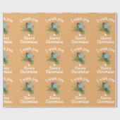 Merry Kerstfeestay Decor Cadeaupapier (Vlak)