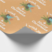 Merry Kerstfeestay Decor Cadeaupapier (Hoek)