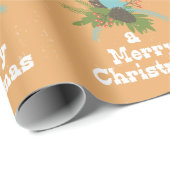 Merry Kerstfeestay Decor Cadeaupapier (Rol Hoek)