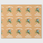 Merry Kerstfeestay Decor Cadeaupapier (Vlak)