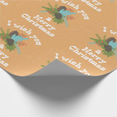 Merry Kerstfeestay Decor Cadeaupapier (Hoek)