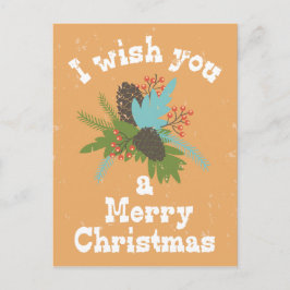 Merry Kerstfeestay Decor Feestdagenkaart