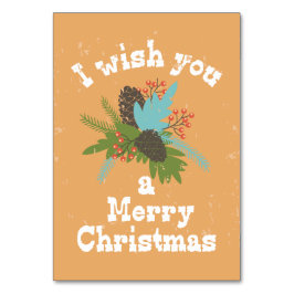 Merry Kerstfeestay Decor Kaart