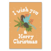 Merry Kerstfeestay Decor Kaart (Achterkant)