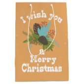 Merry Kerstfeestay Decor Medium Cadeauzakje (Voorkant)